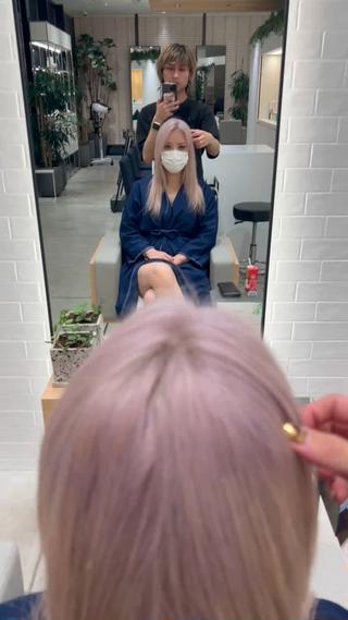 ロング カラー 髪質改善/似合わせ/ 艶髪🧡‬‪田中颯士のヘアスタイル