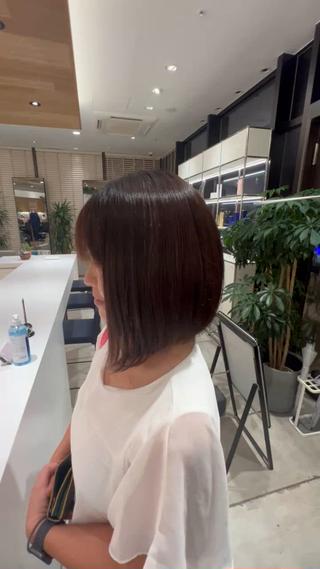 ミディアム 髪質改善/似合わせ/ 艶髪🧡‬‪田中颯士のヘアスタイル