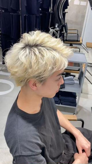 ショート メンズ 🌞メンズパーマ ONOE💈のヘアスタイル