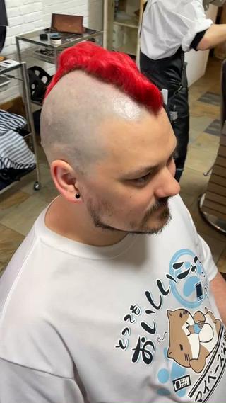 ショート カラー メンズ 🌞メンズパーマ ONOE💈のヘアスタイル