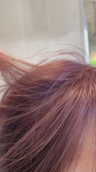 ブリーチ必須！春のピンクベージュカラー 