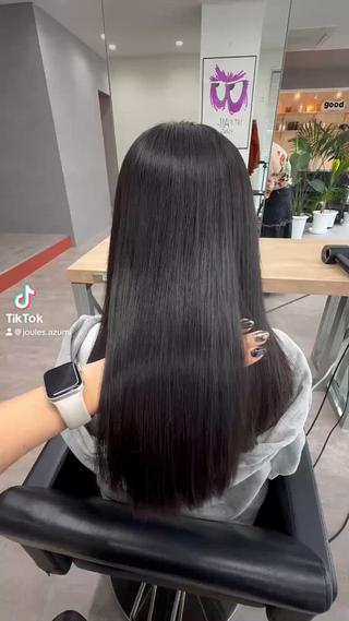 髪質改善ストレート 