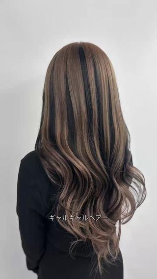 ロング カラー ベルグロー アルファのヘアスタイル