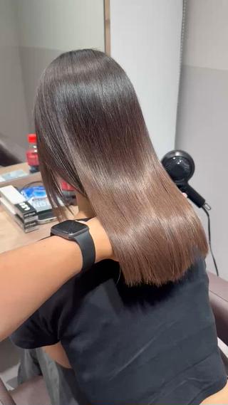 ミディアム 田中大星 /ボブ 縮毛矯正のヘアスタイル