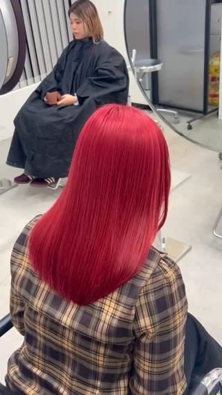 セミロング 🌺名古屋ハイトーン デザインのヘアスタイル