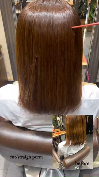 ミディアム 銀座/MINX 宇都 愛梨/似合わせカットのヘアスタイル