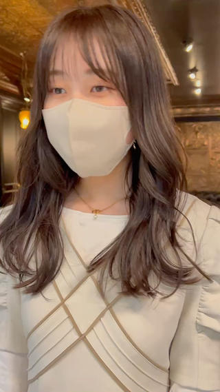 ロング カラー haco＋所属・圧倒的デザイン力 店長🎨RENAのヘアスタイル