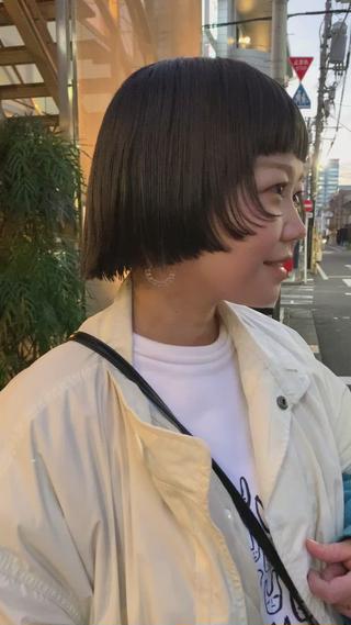 ショート haco＋所属・圧倒的デザイン力 店長🎨RENAのヘアスタイル