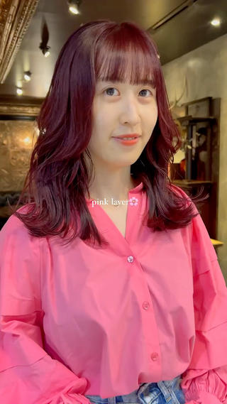 ロング カラー haco＋所属・圧倒的デザイン力 店長🎨RENAのヘアスタイル