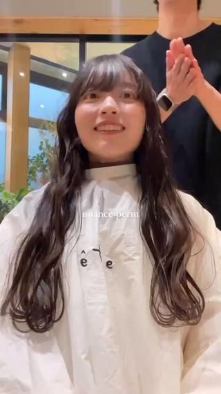 ロングパーマ 