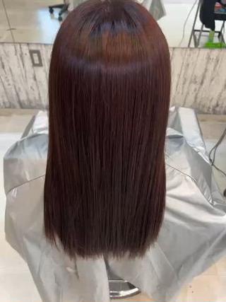 ロング カラー Agu hair rojet所属・Ryujiハイトーン /デザインカラーのヘアスタイル