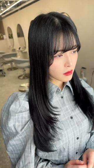 レイヤー/インナーカラー/韓国へア/シールエクステ/顔まわり/トリートメント/韓国/ブリーチ/レイヤーカット/前髪カット/髪質改善/顔周り/イヤリングカラー/オージュア/前髪/ワンホン/韓国風/おくれ毛/ブリーチなしダブルカラー/エクステ/顔まわりカット 