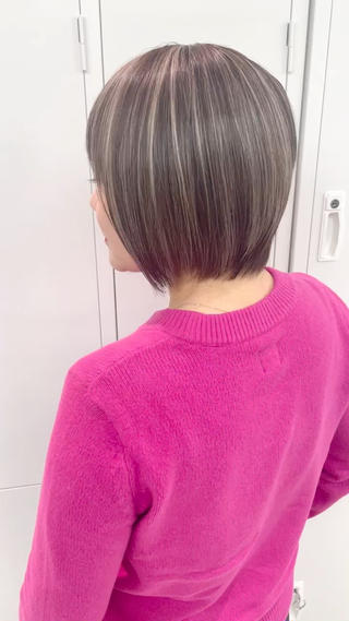 ショート カラー 奥山義進/大宮 /ダブルカラーのヘアスタイル