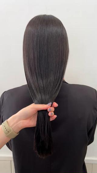 ロング パーマ clan .のヘアスタイル