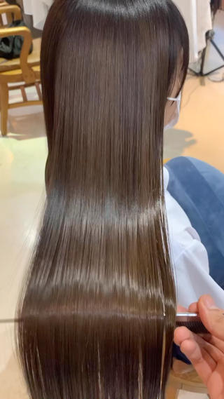 セミロング カラー パーマ ヘアアレンジ BUENAVISTA/北谷所属・TAIKI 【髪質改善】🪞のヘアスタイル