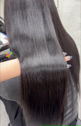 ミディアム カラー ヘアアレンジ くれは ワンカラー/髪質改善のヘアスタイル