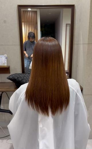 ロング 遠藤惟斗/自由が丘/ 透明感カラー/パーマのヘアスタイル