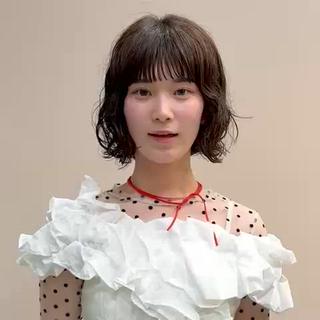 ボブレイヤーのパーマスタイル○ 