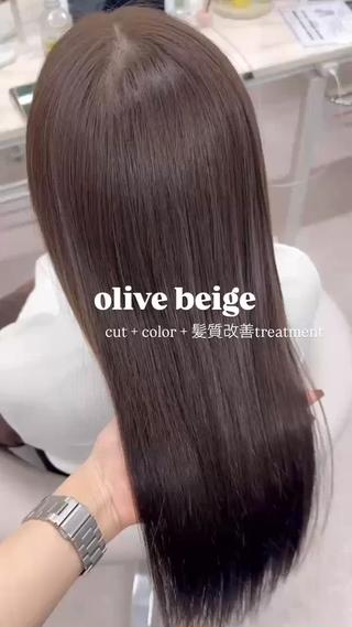 ロング カラー 美髪矯正/髪質改善/ 艶髪🤍伊藤梨紗のヘアスタイル