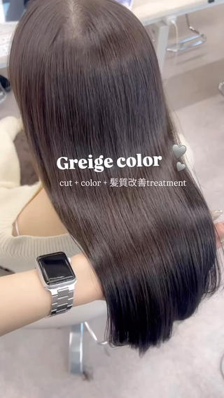 ロング カラー 美髪矯正/髪質改善/ 艶髪🤍伊藤梨紗のヘアスタイル