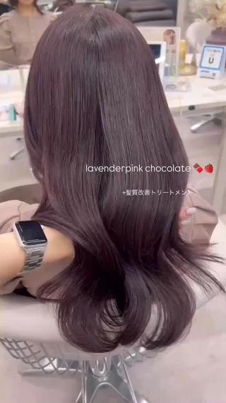 ロング カラー 美髪矯正/髪質改善/ 艶髪🤍伊藤梨紗のヘアスタイル
