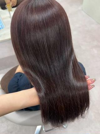 ロング カラー 美髪矯正/髪質改善/ 艶髪🤍伊藤梨紗のヘアスタイル