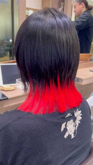 ミディアム ショート、ボブ/ 川鍋薫のヘアスタイル