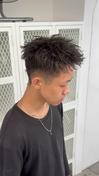 ツイストパーマで男らしさ 