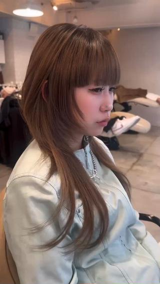 RiA/レイヤーカッ ト/ハッシュカットのヘアスタイル
