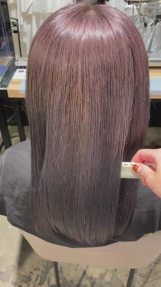 ブリーチ毛でも艶々に 