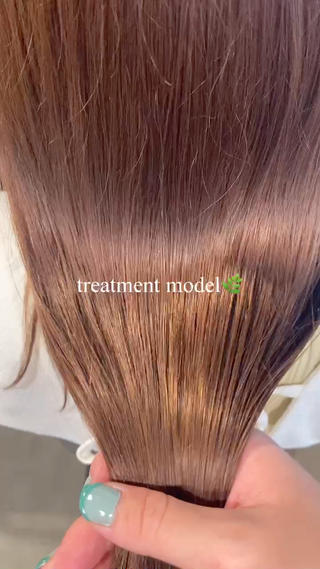 ロングの方でも毛先までツヤツヤに♡
艶髪叶います♡ 