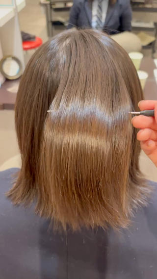 うる艶縮毛矯正×ボブ 