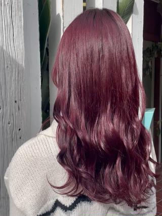 ワインレッドカラー