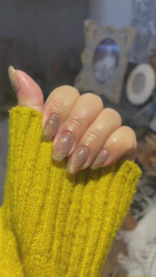 ミディアム めぐみのネイルサロン スタッフ練習のネイルデザイン