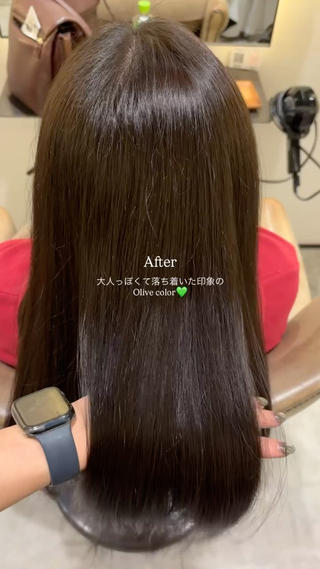 One colorで秋らしく落ち着いたOlivecolor 