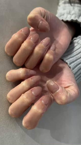 ネイル soa.Aika 自爪育成のネイルデザイン