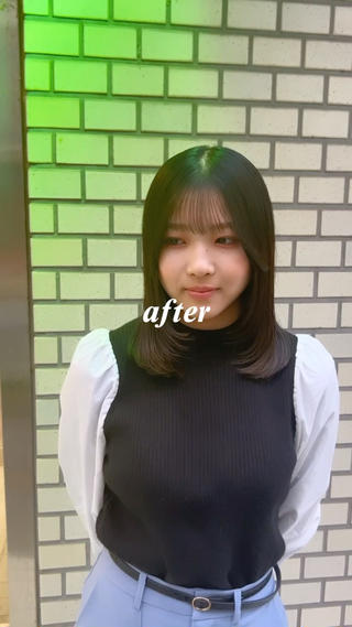 ミディアム デザインカラー 🥨HAZUKiのヘアスタイル