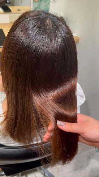 トリートメントでツヤツヤに 
