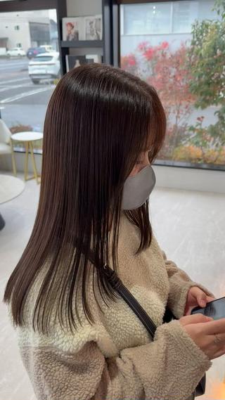 セミロング 上福大翔 【美髪縮毛矯正】のヘアスタイル