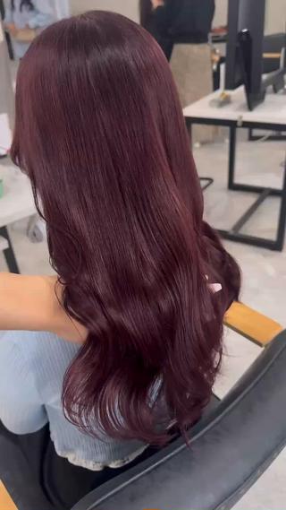 ロング カラー 赤み無し柔らかカラー 【梅田】madokaのヘアスタイル