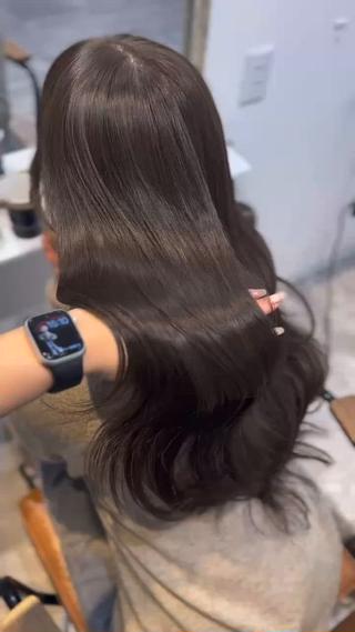 ロング カラー 赤み無し柔らかカラー 【梅田】madokaのヘアスタイル