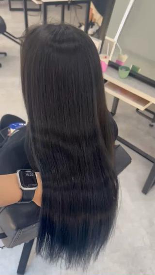 ロング カラー 赤み無し柔らかカラー 【梅田】madokaのヘアスタイル