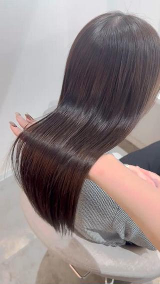 ロング カラー 赤み無し柔らかカラー 【梅田】madokaのヘアスタイル