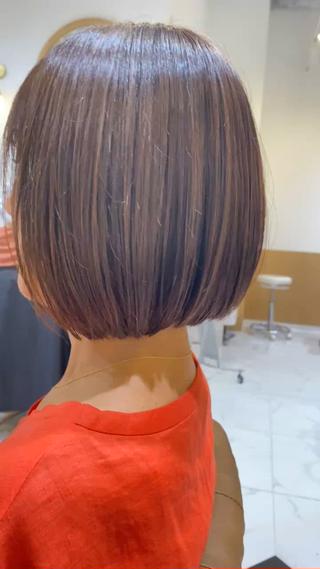 まとまるボブスタイル 