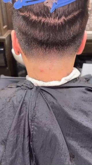 メンズ 與那嶺 瑞利のヘアスタイル