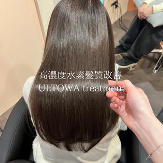 初めての髪質改善トリートメントでもこの艶出せます 