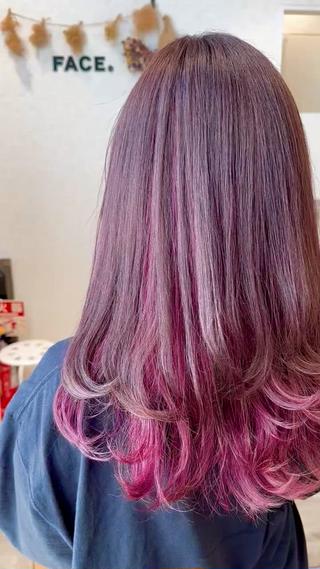 ピンクブラウン× ピンクカラー