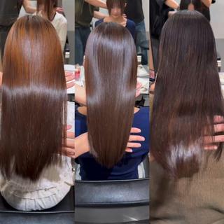 髪質改善ストレートで自分史上最高の艶髪