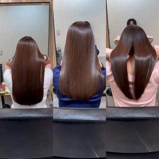 髪質改善ストレートで自分史上最高の艶髪