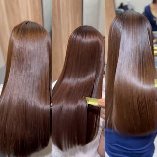 髪質改善ストレートで自分史上最高の艶髪